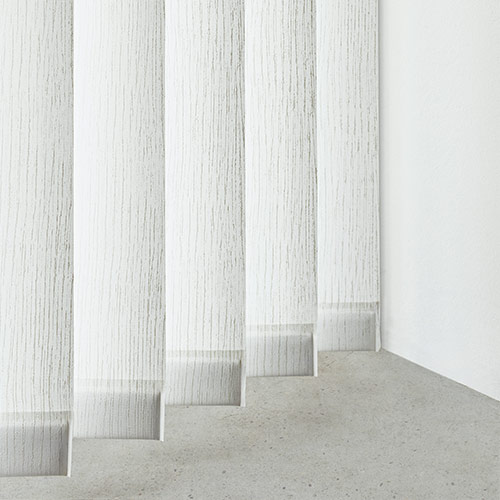 VERTICALE LAMELLEN HEGOA BLANC