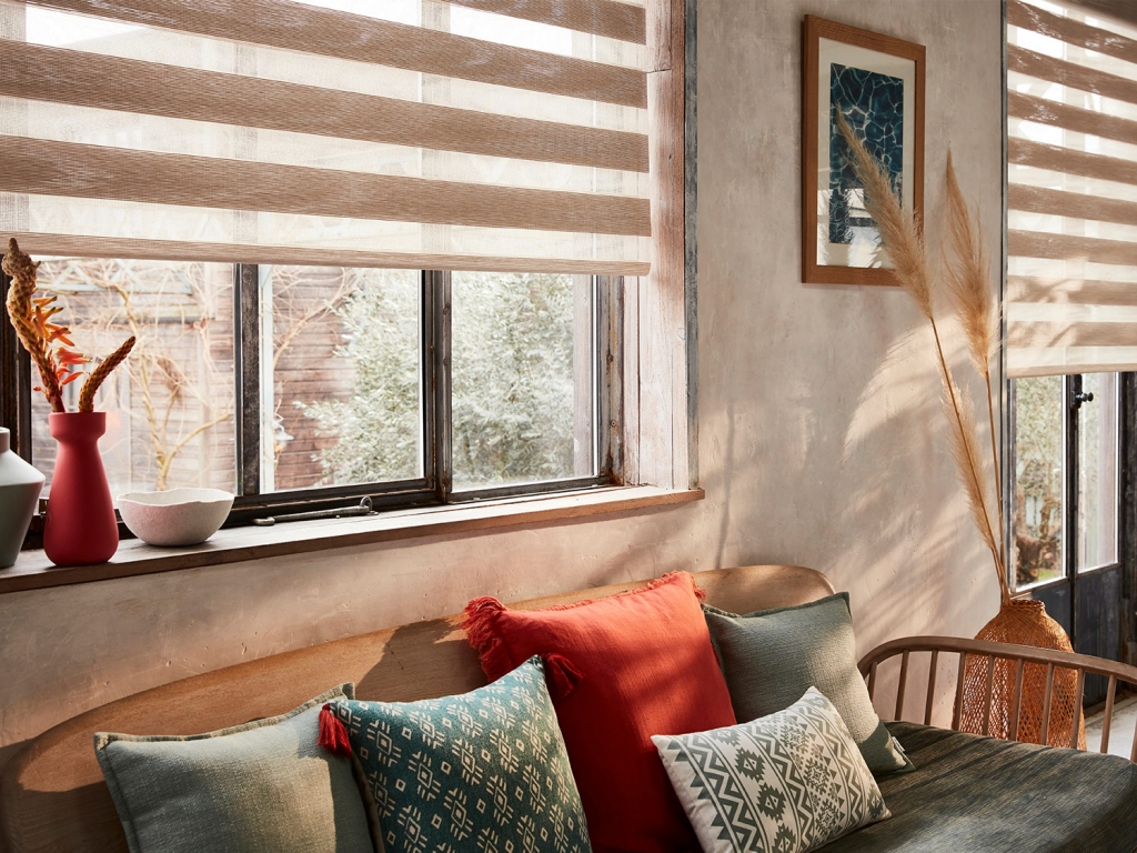 Store enrouleur journuit surmesure Stores intérieurs Heytens